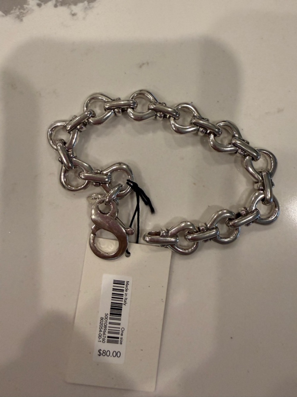 Banana Republic Silver-Tone Chunky Link Bracelet